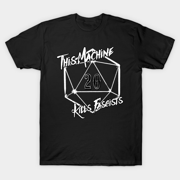 antifa d20 T-Shirt by vanitygames